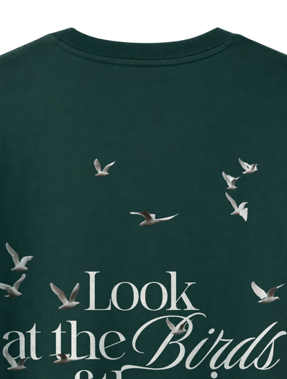 RELAXED FIT T-SHIRT LOOK AT THE BIRDS - sparker-glazed-green-back-close-1.png - 5