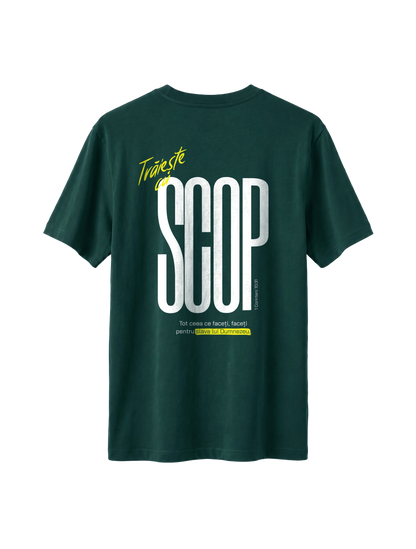 RELAXED FIT T-SHIRT TRAIESTE CU SCOP - sparker-glazed-green-back.png - 4