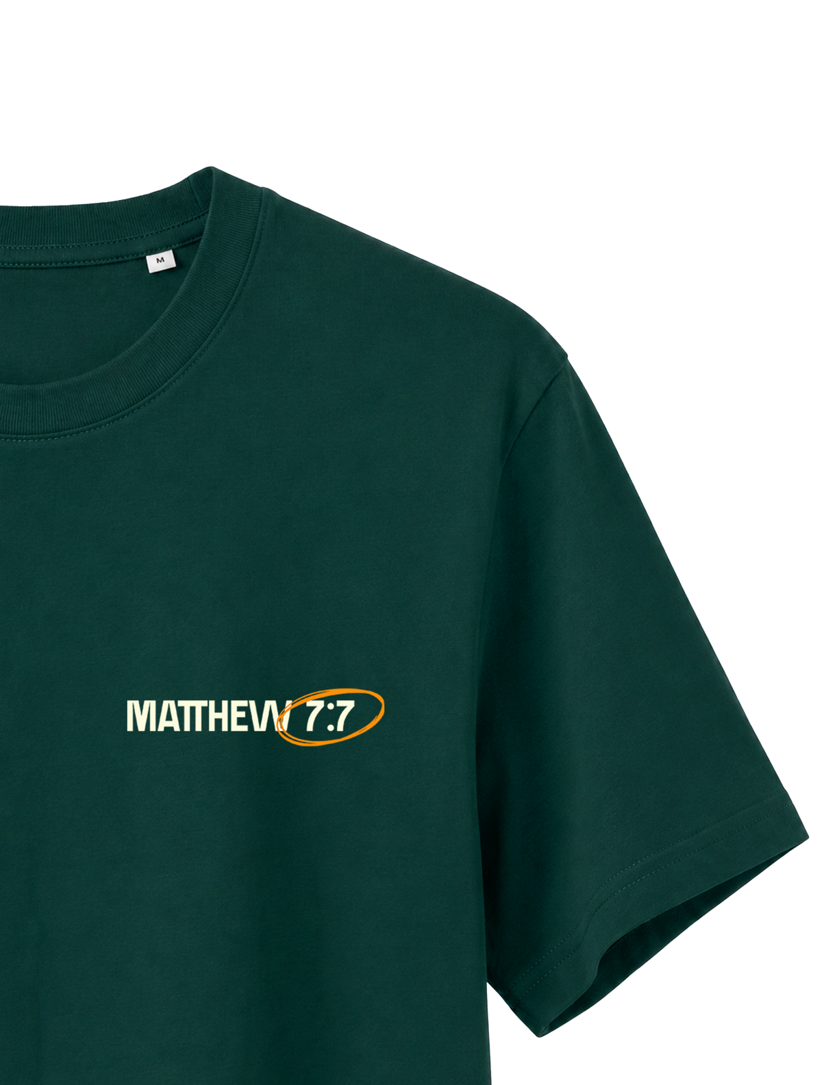 RELAXED FIT T-SHIRT ASK SEEK KNOCK - sparker-glazed-green-front-close-2.png - 4