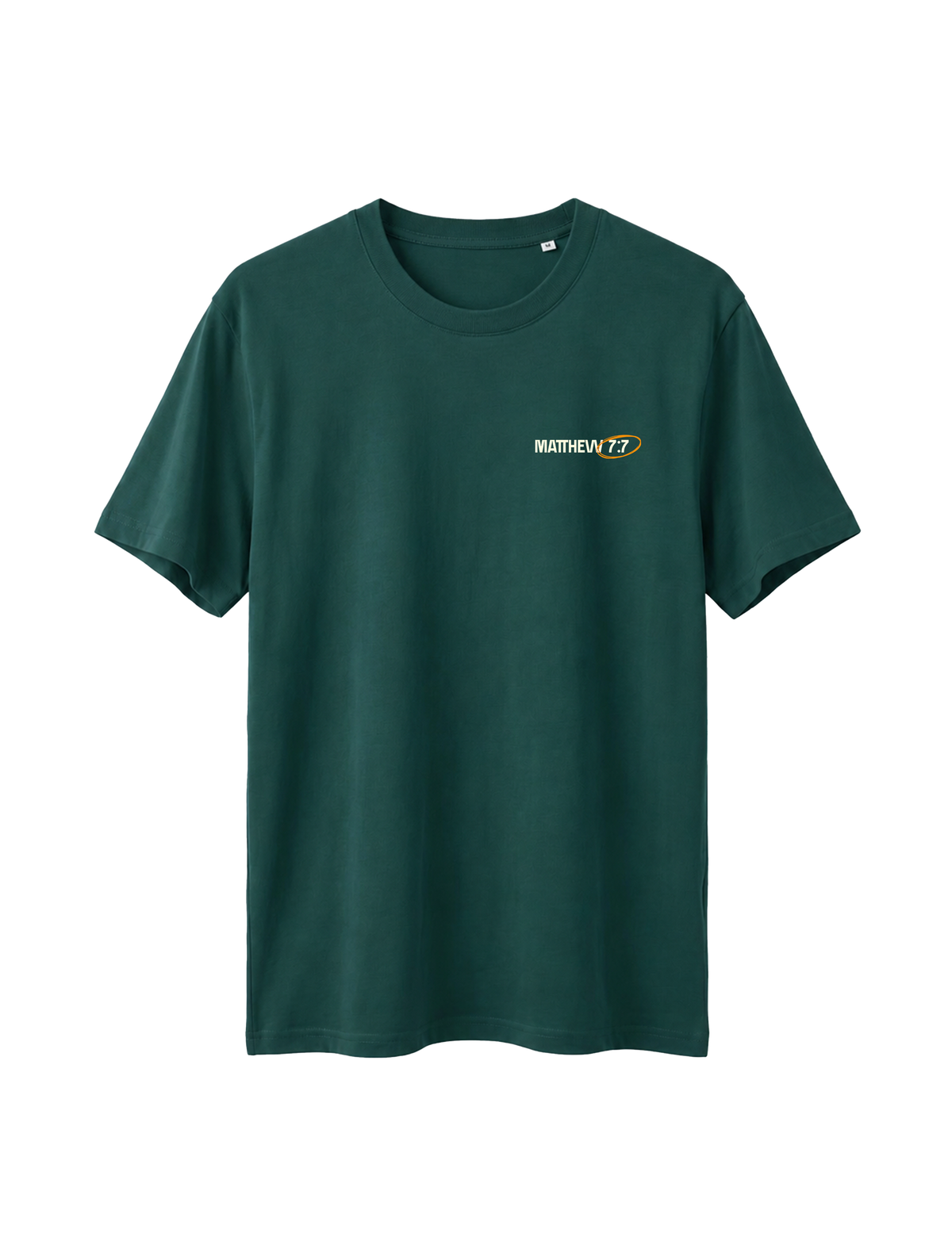 RELAXED FIT T-SHIRT ASK SEEK KNOCK - sparker-glazed-green-front.png - 3