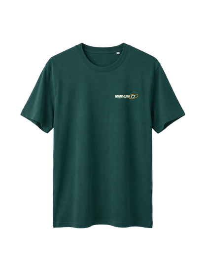 RELAXED FIT T-SHIRT ASK SEEK KNOCK - sparker-glazed-green-front.png - 3