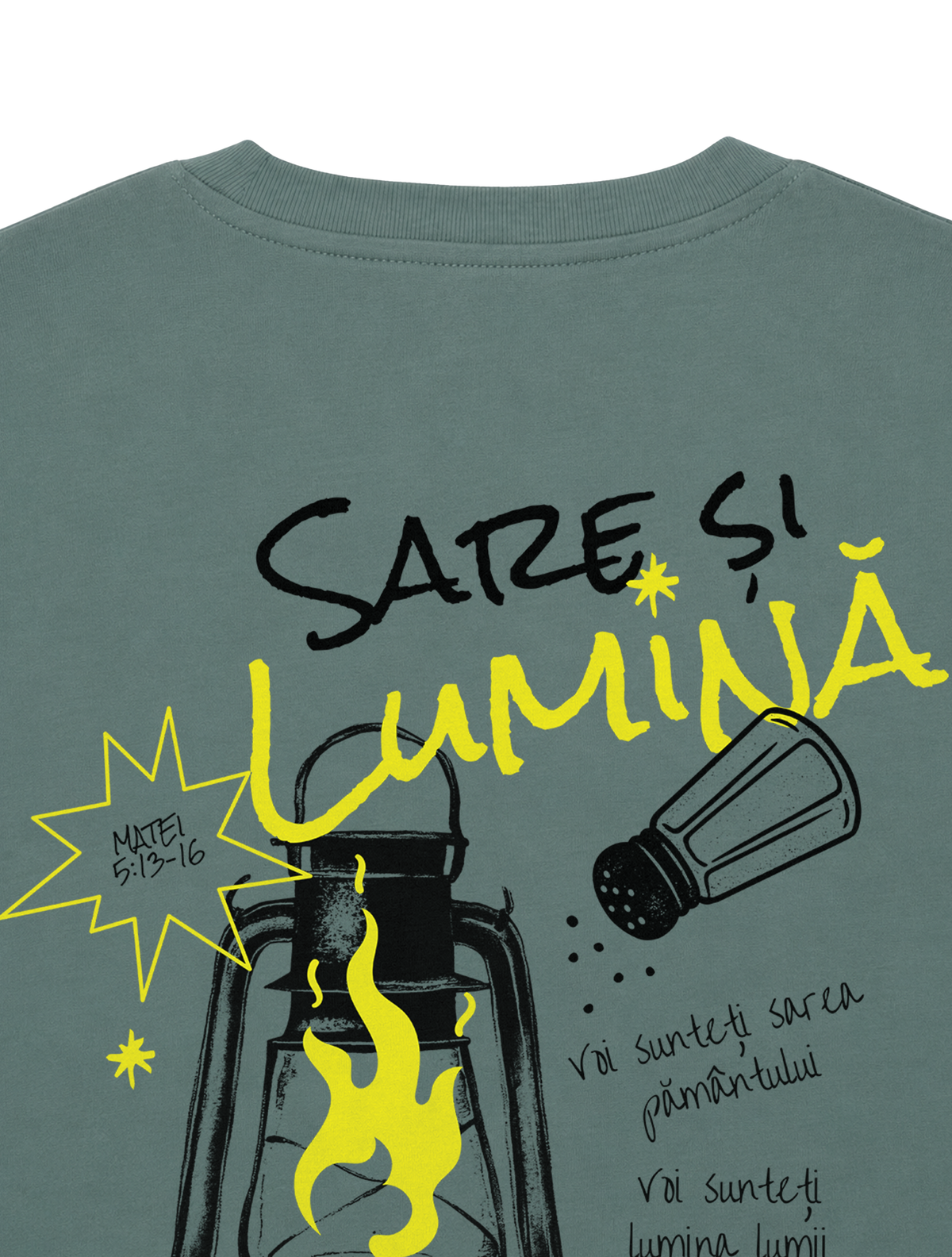 RELAXED FIT T-SHIRT SARE SI LUMINA - sparker-green-bay-back-close-1.png - 2