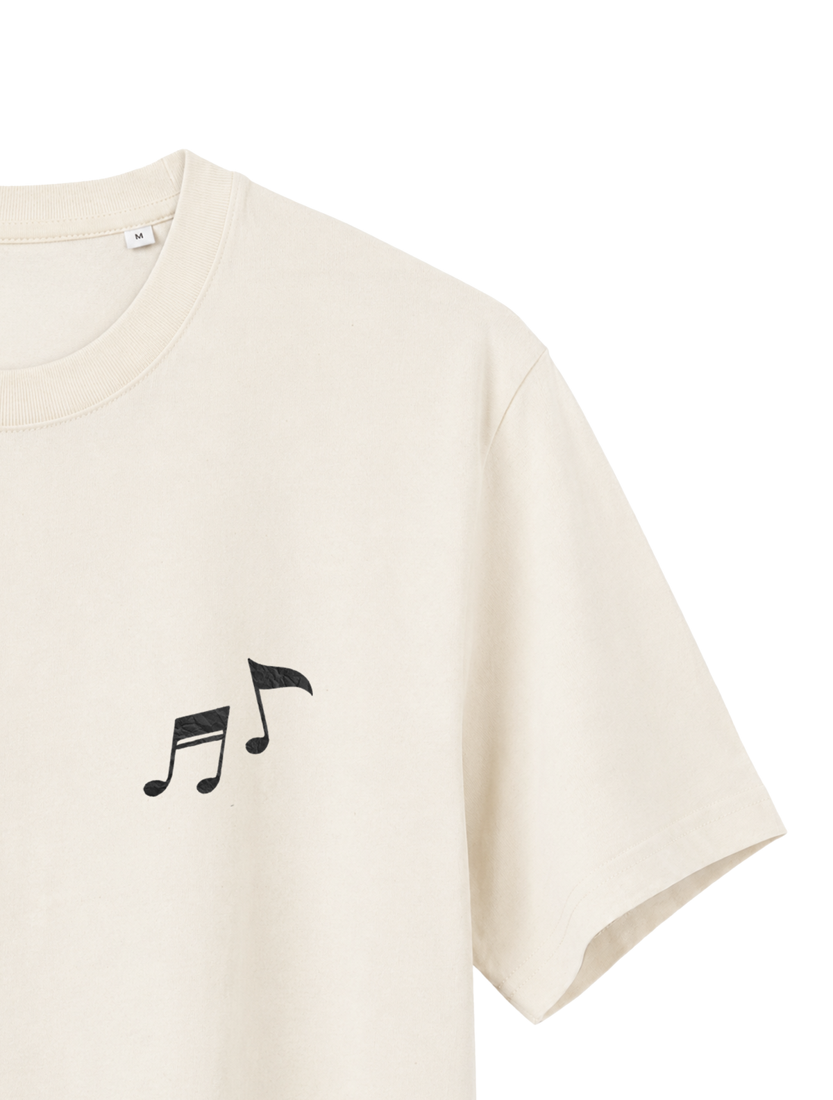 RELAXED FIT T-SHIRT PRAISE IS MY PLAYLIST - sparker-natural-raw-front-close-2.png - 4