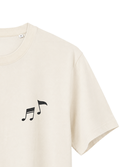 RELAXED FIT T-SHIRT PRAISE IS MY PLAYLIST - sparker-natural-raw-front-close-2.png - 4