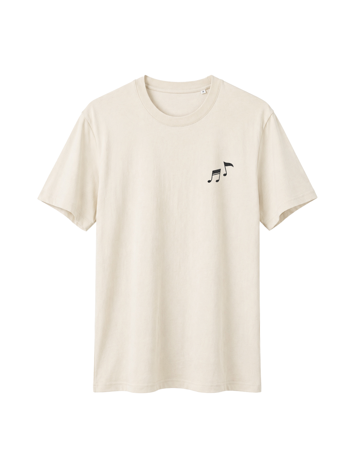 RELAXED FIT T-SHIRT PRAISE IS MY PLAYLIST - sparker-natural-raw-front.png - 3