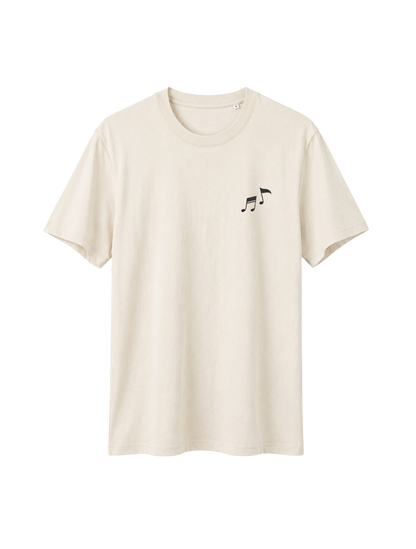 RELAXED FIT T-SHIRT PRAISE IS MY PLAYLIST - sparker-natural-raw-front.png - 3