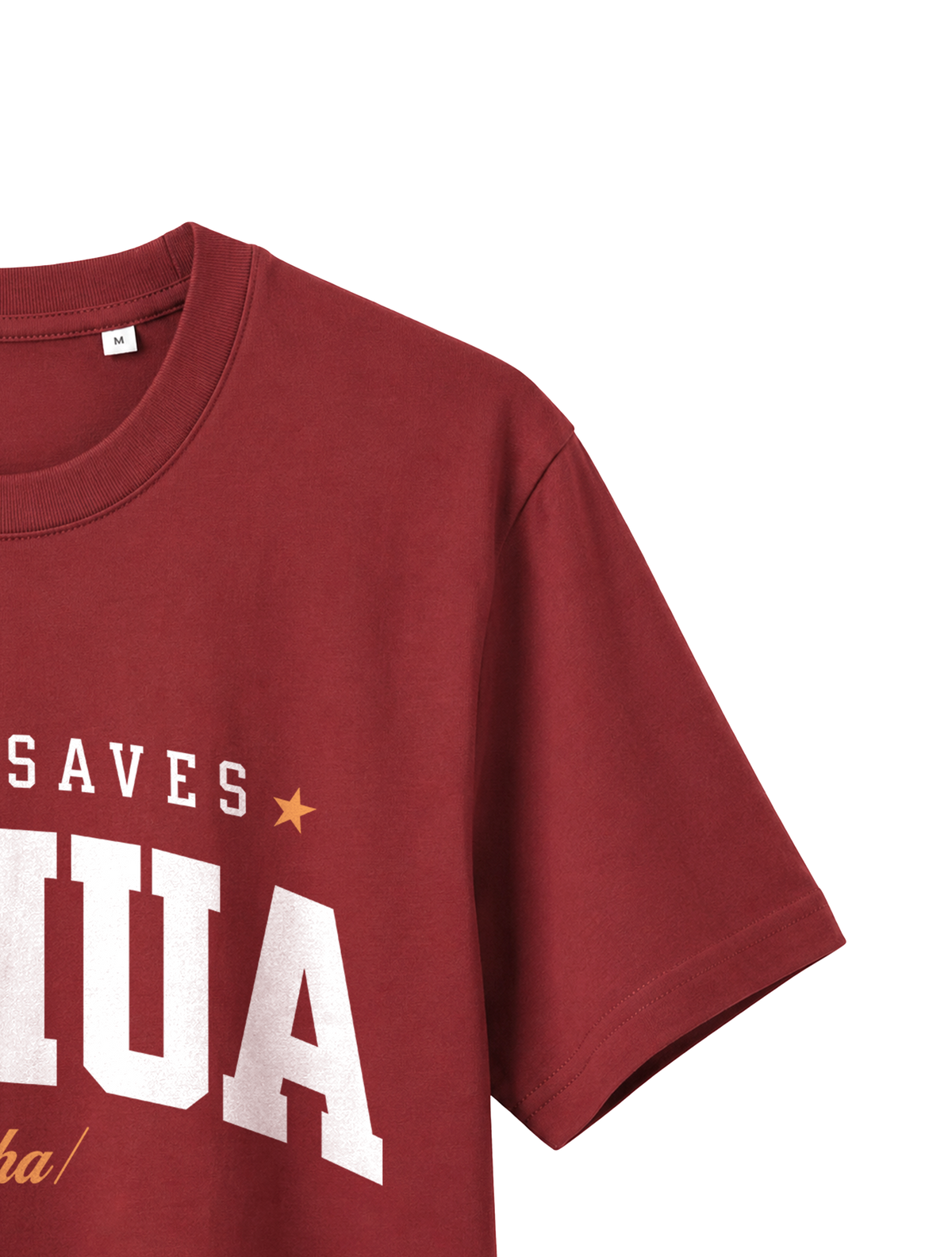 RELAXED FIT T-SHIRT YESHUA - sparker-red-earth-front-close-2.png - 7