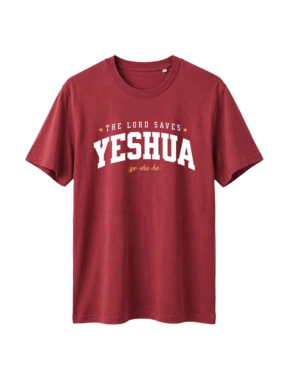 RELAXED FIT T-SHIRT YESHUA - sparker-red-earth-front.png - 5