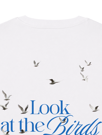 RELAXED FIT T-SHIRT LOOK AT THE BIRDS - sparker-white-back-close-1.png - 2