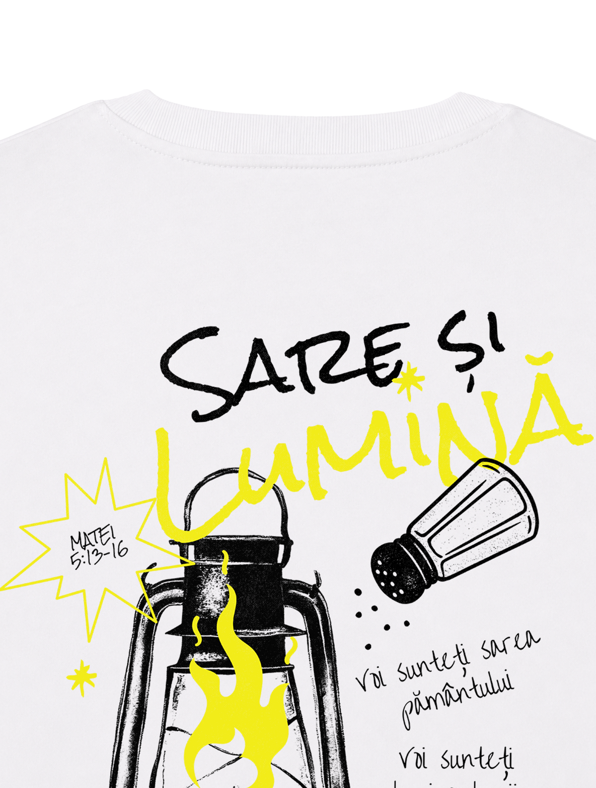 RELAXED FIT T-SHIRT SARE SI LUMINA - sparker-white-back-close-1.png - 6