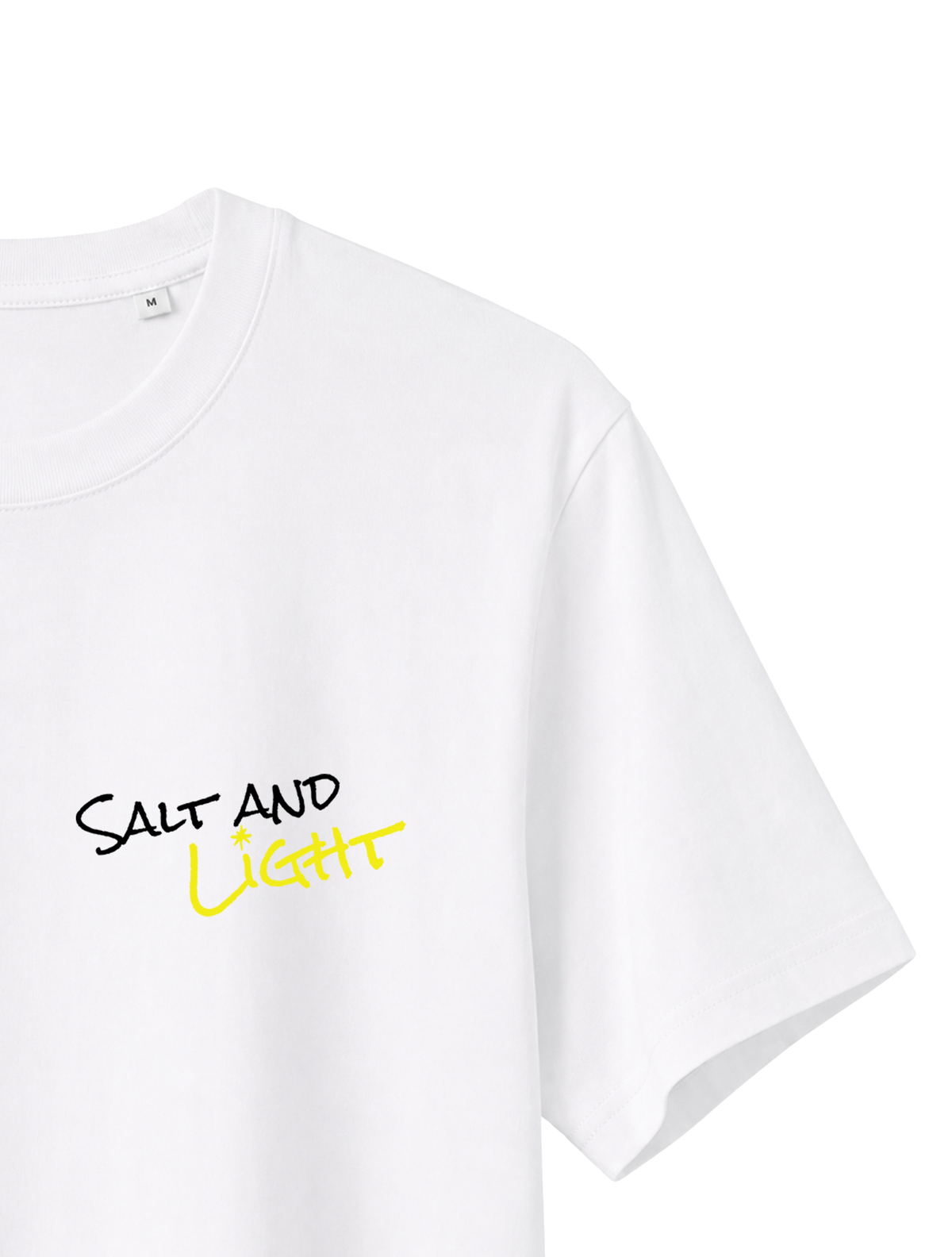 RELAXED FIT T-SHIRT SALT AND LIGHT - sparker-white-front-close-2.png - 4