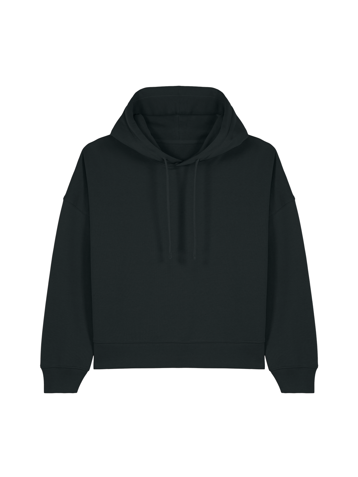 RELAXED FIT HOODIE JESUS SAVES - stella-nora-black-front.png - 8