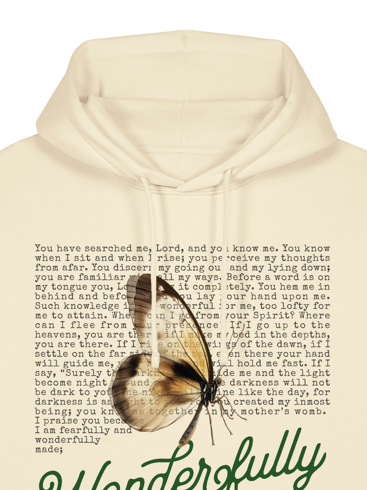 RELAXED FIT HOODIE WONDERFULLY MADE - stella-nora-honey-paper-front-close-1.png - 6