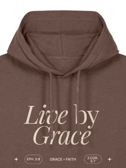 REAXED FIT HOODIE LIVE BY GRACE - stella-nora-mocha-front-close-1.png - 2