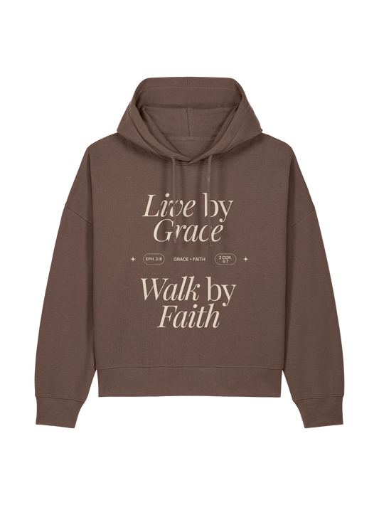 REAXED FIT HOODIE LIVE BY GRACE - stella-nora-mocha-front.png - 1