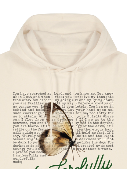RELAXED FIT HOODIE WONDERFULLY MADE - stella-nora-natural-raw-front-close-1.png - 2
