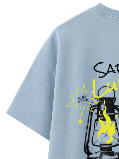 VINTAGE RELAXED FIT T-SHIRT SARE SI LUMINA - vintage-freestyler-dyed-blue-stone-back-close-1.png - 3