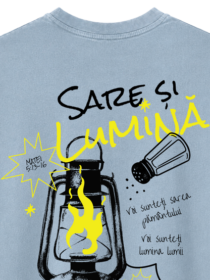 VINTAGE RELAXED FIT T-SHIRT SARE SI LUMINA - vintage-freestyler-dyed-blue-stone-back-close-2.png - 2