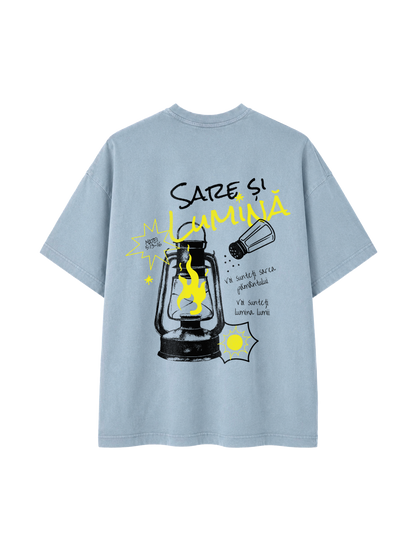 VINTAGE RELAXED FIT T-SHIRT SARE SI LUMINA - vintage-freestyler-dyed-blue-stone-back.png - 1