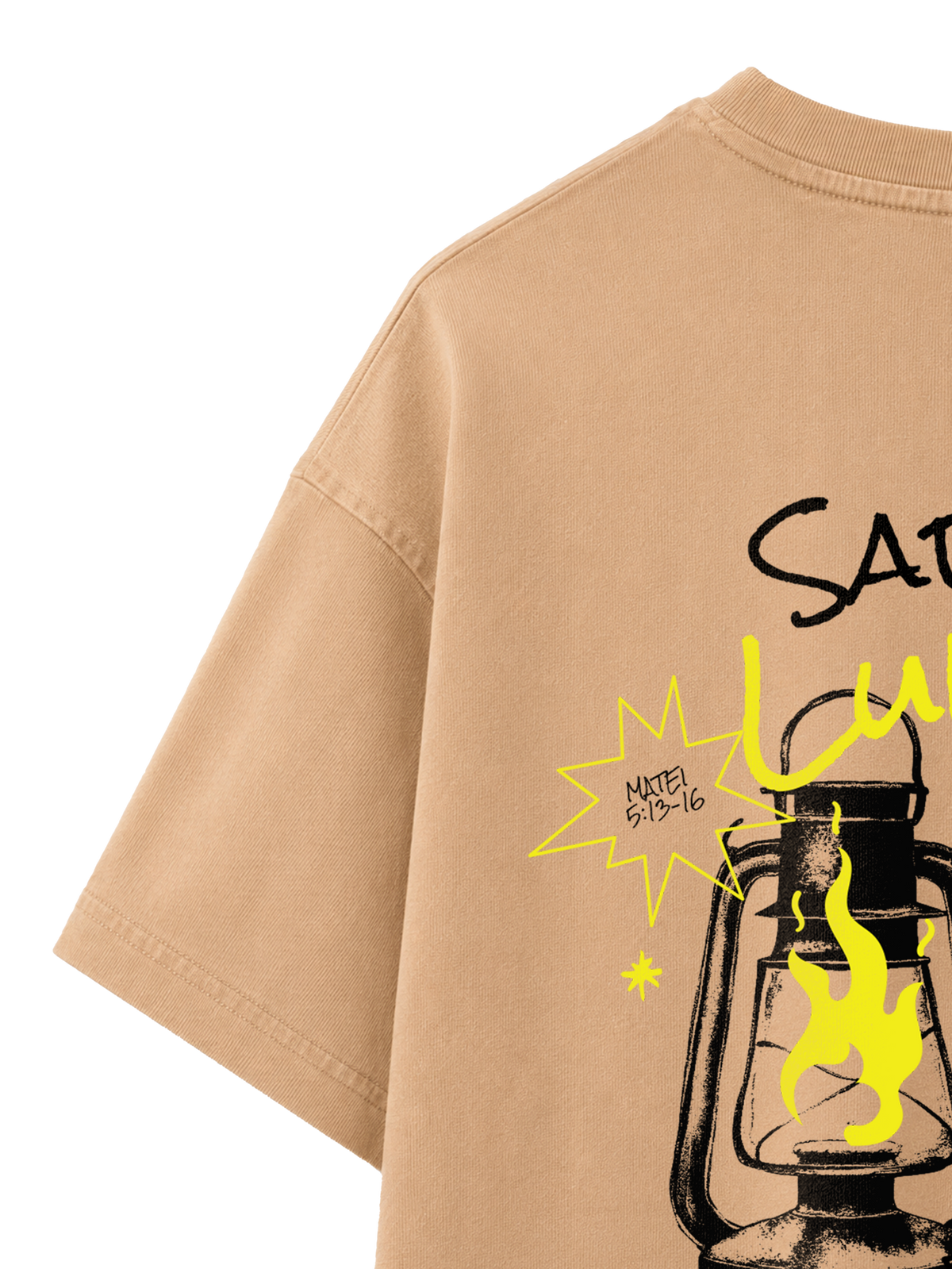 VINTAGE RELAXED FIT T-SHIRT SARE SI LUMINA - vintage-freestyler-dyed-latte-back-close-1.png - 8