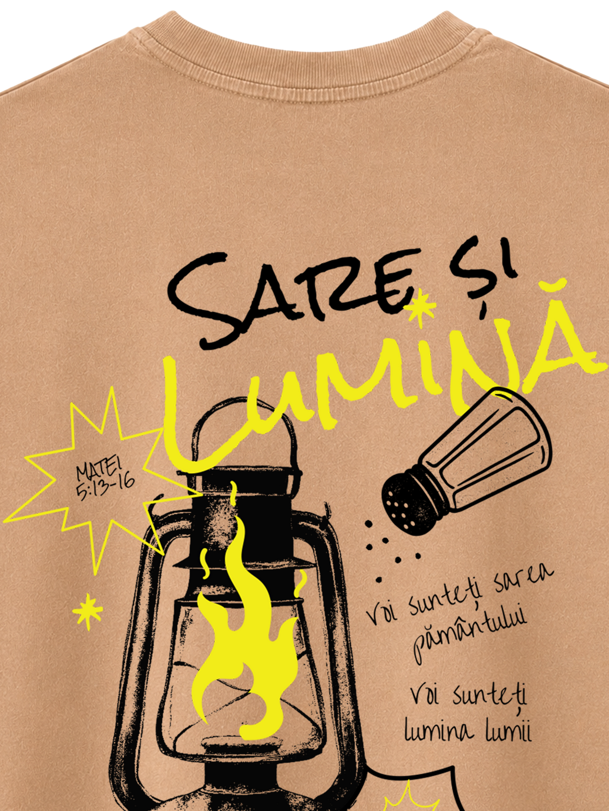 VINTAGE RELAXED FIT T-SHIRT SARE SI LUMINA - vintage-freestyler-dyed-latte-back-close-2.png - 7