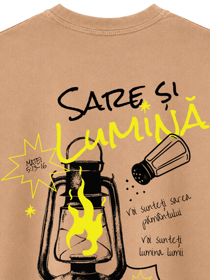 VINTAGE RELAXED FIT T-SHIRT SARE SI LUMINA - vintage-freestyler-dyed-latte-back-close-2.png - 7