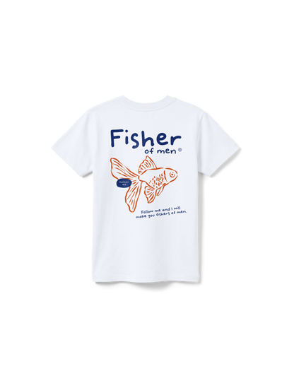 KIDS REGULAR FIT T-SHIRT FISHER OF MEN - white-back.png - 1