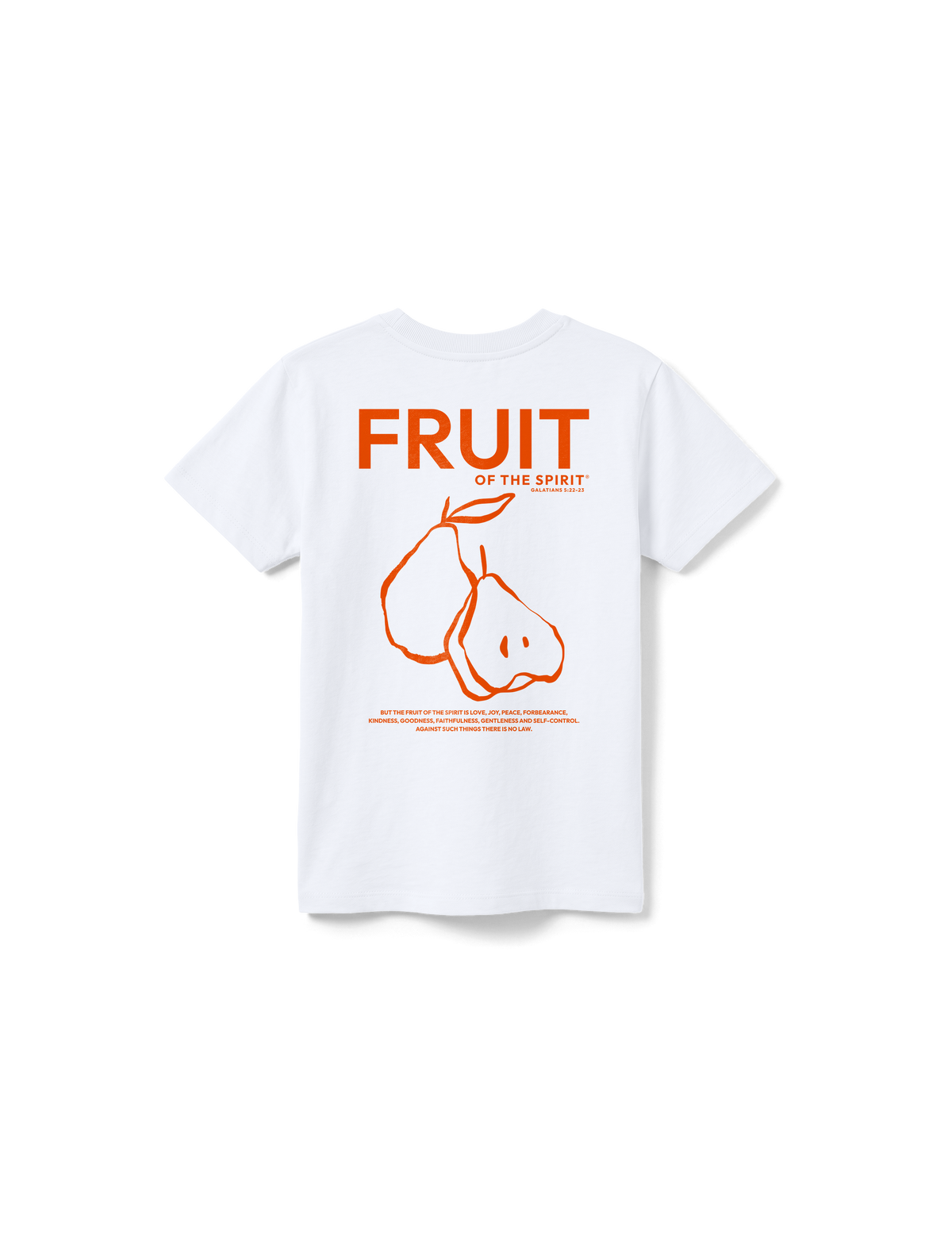 KIDS REGULAR FIT T-SHIRT FRUIT OF THE SPIRIT - white-back.png - 6
