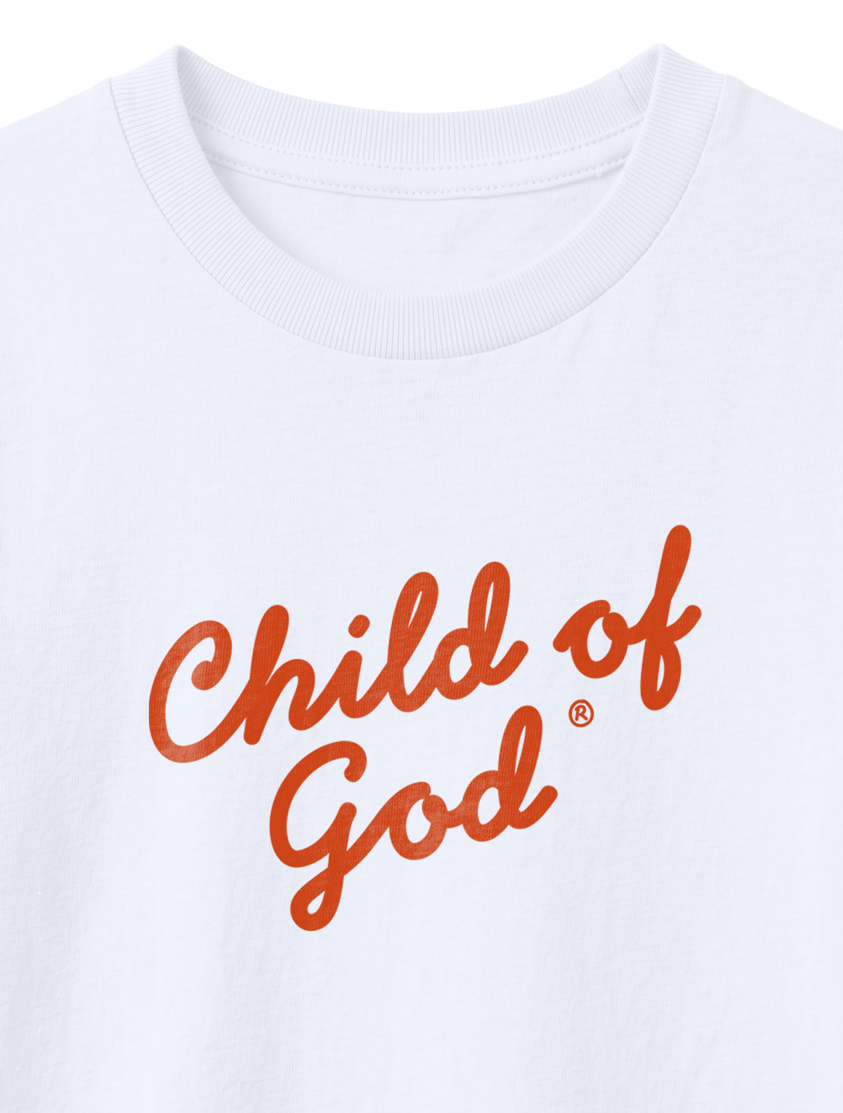 KIDS REGULAR FIT T-SHIRT CHILD OF GOD SCRIPT - white-front-close-1.png - 5