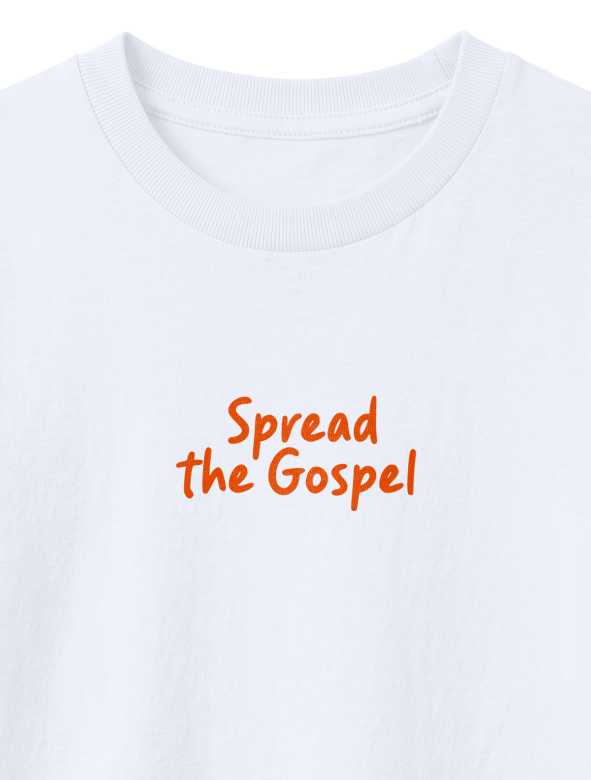 KIDS REGULAR FIT T-SHIRT SPREAD THE GOSPEL - white-front-close-1.png - 4