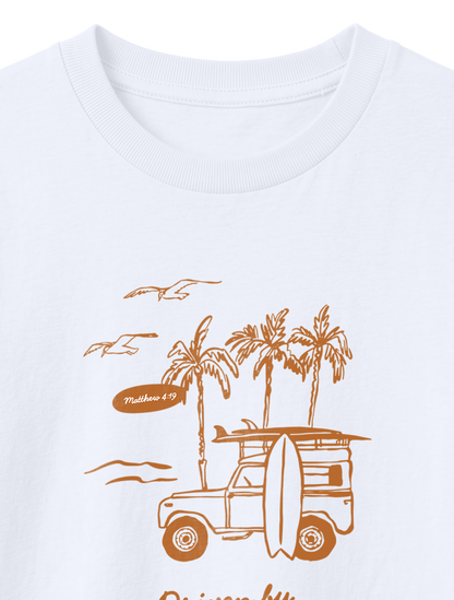 KIDS REGULAR FIT T-SHIRT DRIVEN BY FAITH - white-front-close-1.png - 6