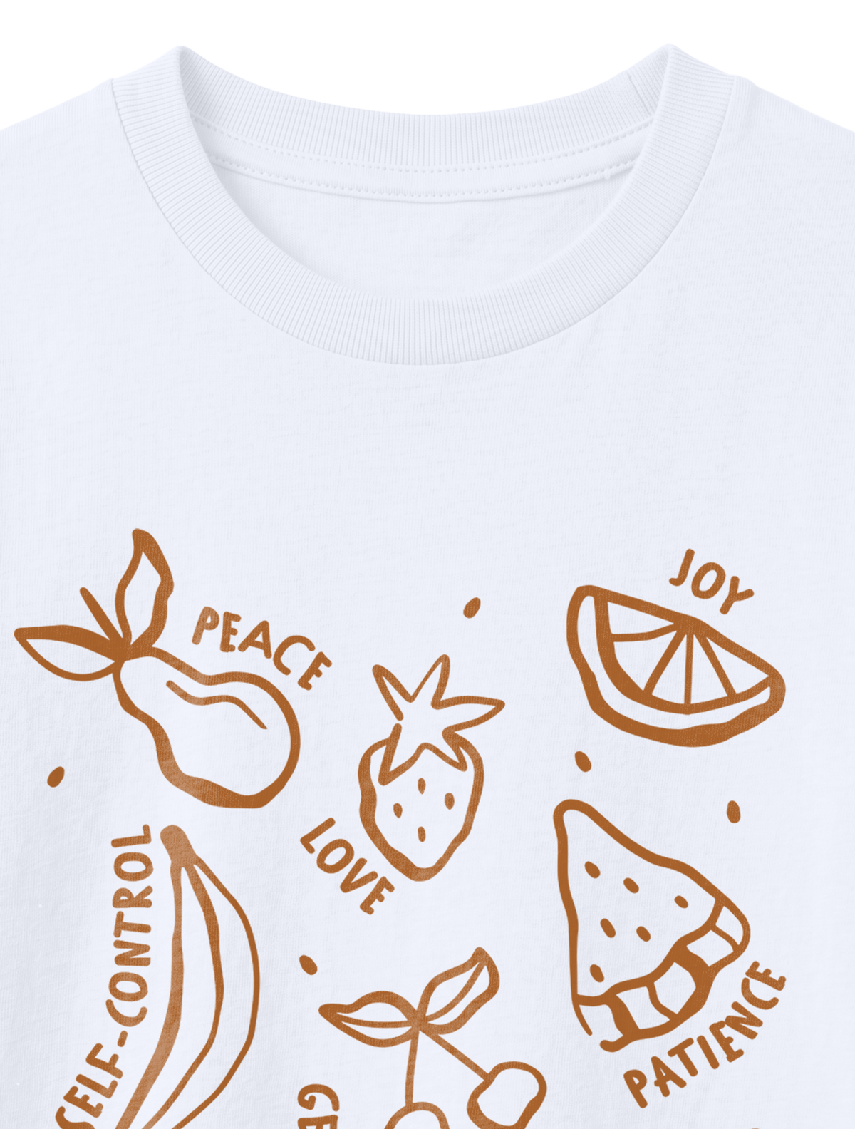 KIDS REGULAR FIT T-SHIRT FRUIT OF THE SPIRIT FRUITS - white-front-close-1.png - 4