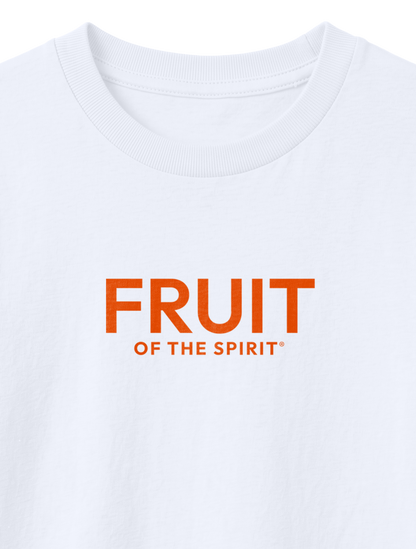 KIDS REGULAR FIT T-SHIRT FRUIT OF THE SPIRIT - white-front-close-1.png - 5