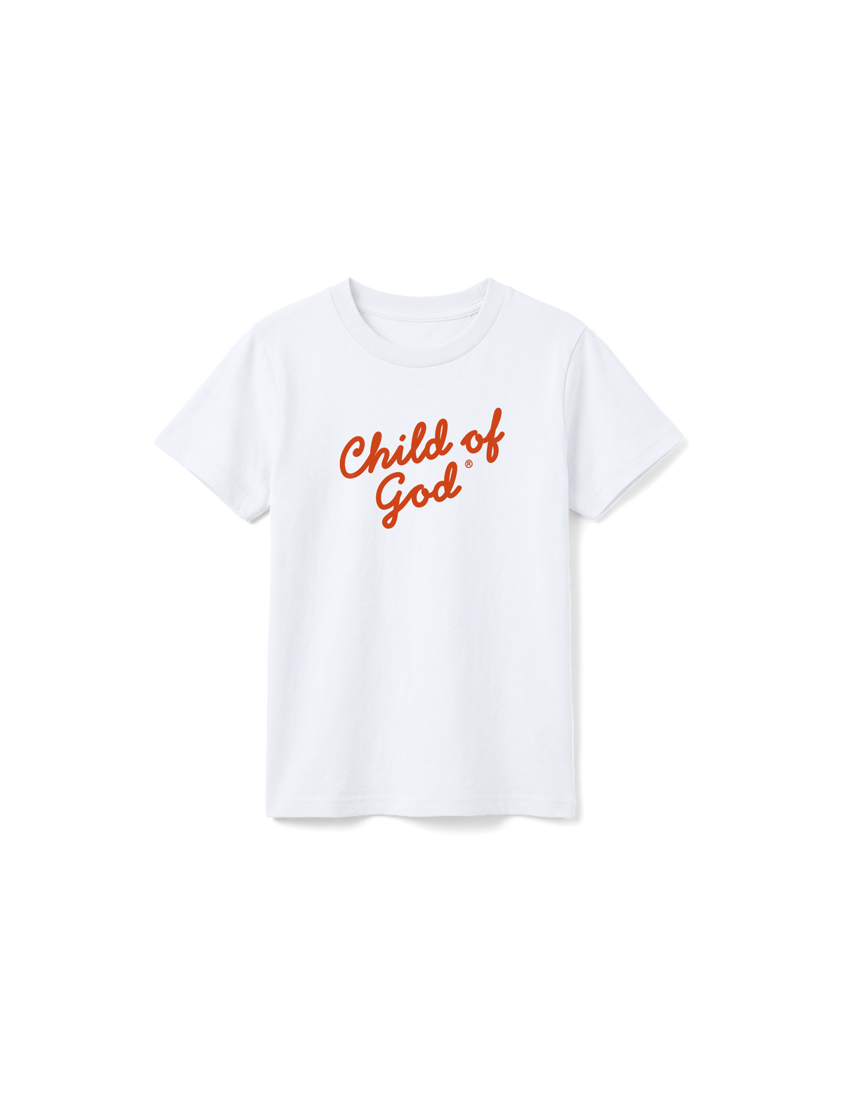 KIDS REGULAR FIT T-SHIRT CHILD OF GOD SCRIPT - white-front.png - 1