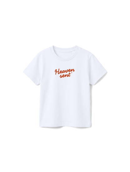 BABY REGULAR FIT T-SHIRT HEAVEN SENT - white-front.png - 1