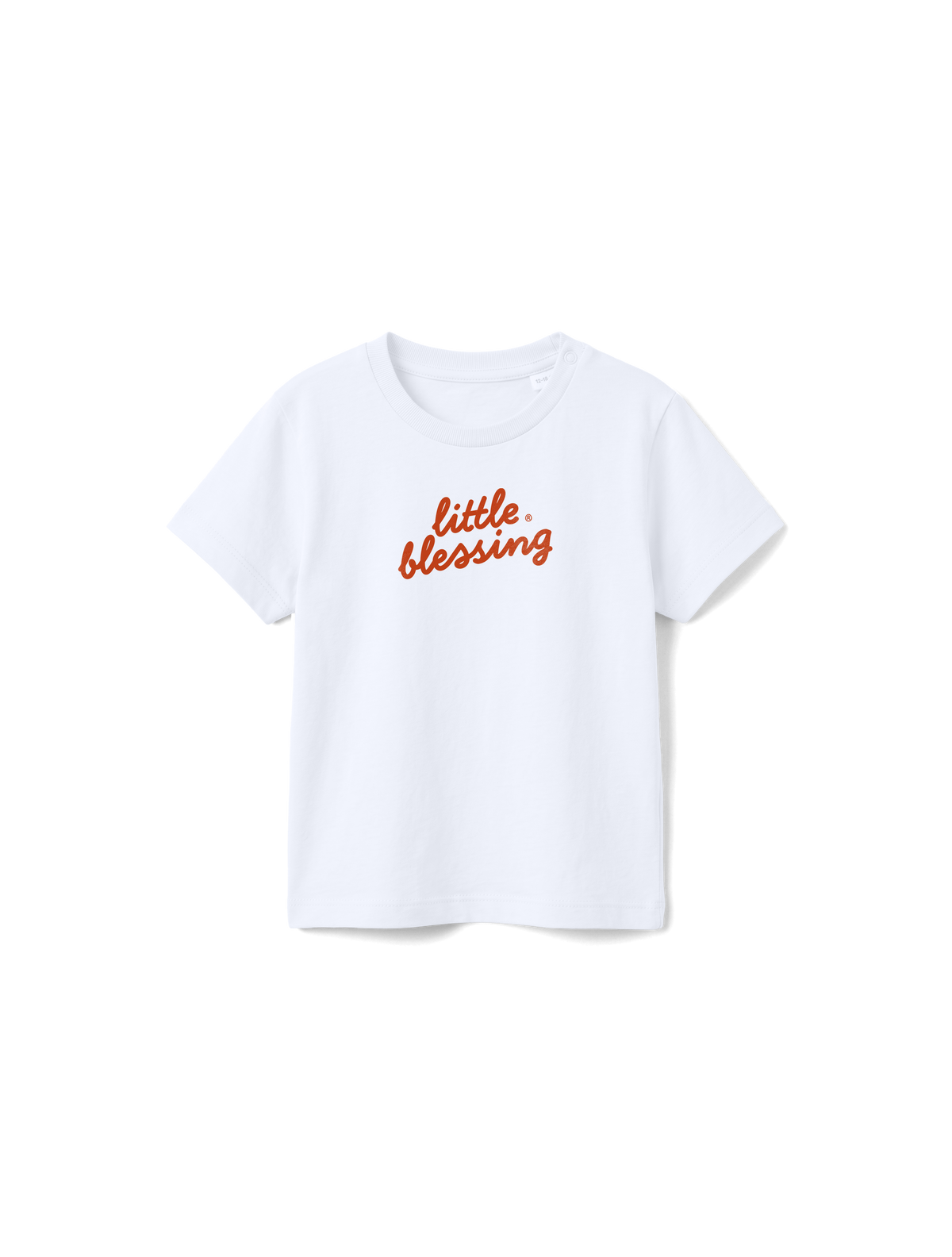 BABY REGULAR FIT T-SHIRT LITTLE BLESSING - white-front.png - 7
