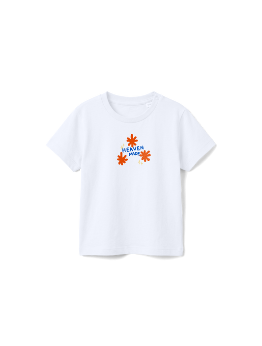 BABY REGULAR FIT T-SHIRT HEAVEN MADE - white-front.png - 1