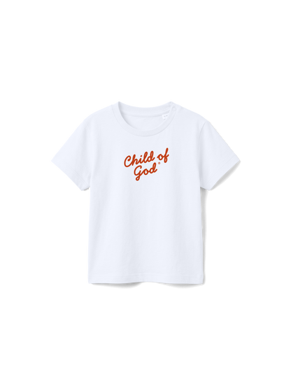 BABY REGULAR FIT T-SHIRT CHILD OF GOD SCRIPT - white-front.png - 1