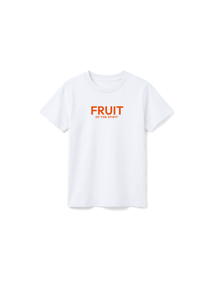 KIDS REGULAR FIT T-SHIRT FRUIT OF THE SPIRIT - white-front.png - 1